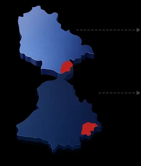 Manufacturing Regions Map